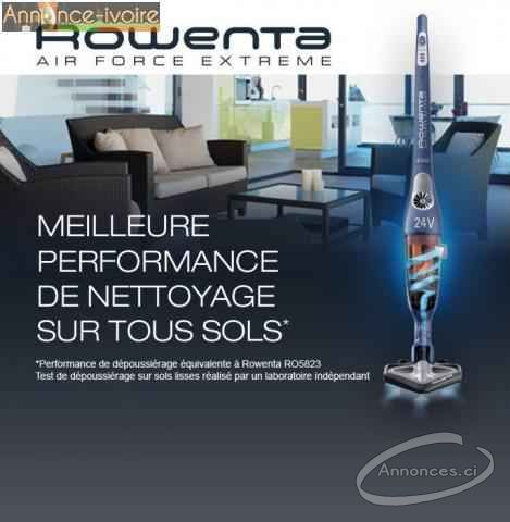 Vente d'aspirateur asoirateur rowenta - air force extreme 24v disponible neuf dans le carton 