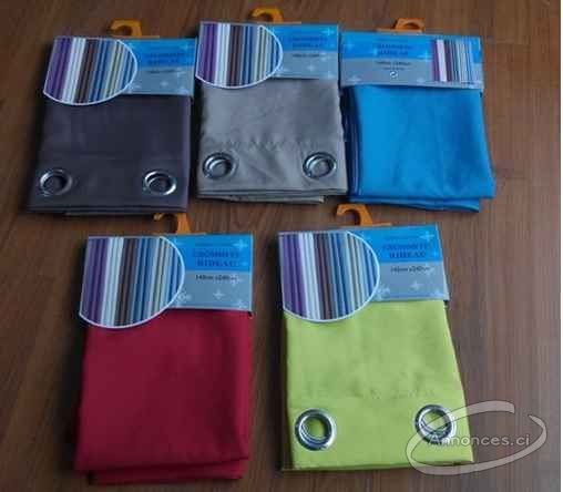 Vente en gros de voilages à œillets 