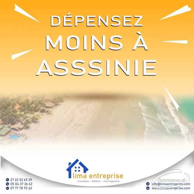 Vente de terrains à assinie