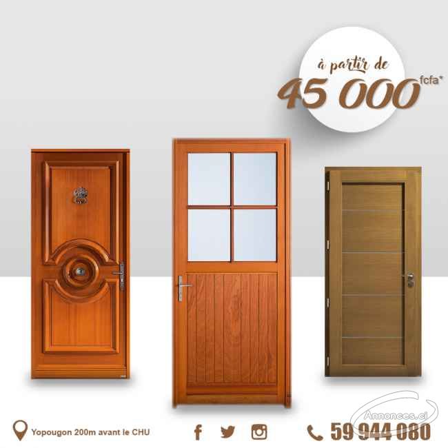 Porte en bois sur mesure
