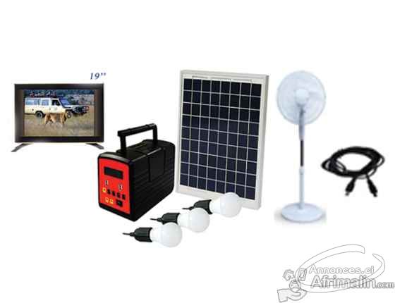 Kit solaire tv et ventillo