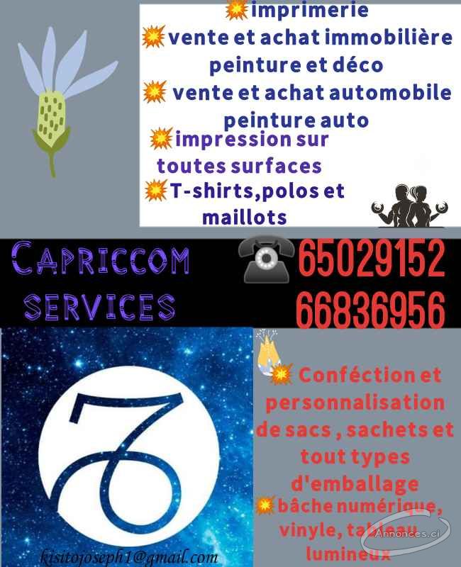 Capriccom services