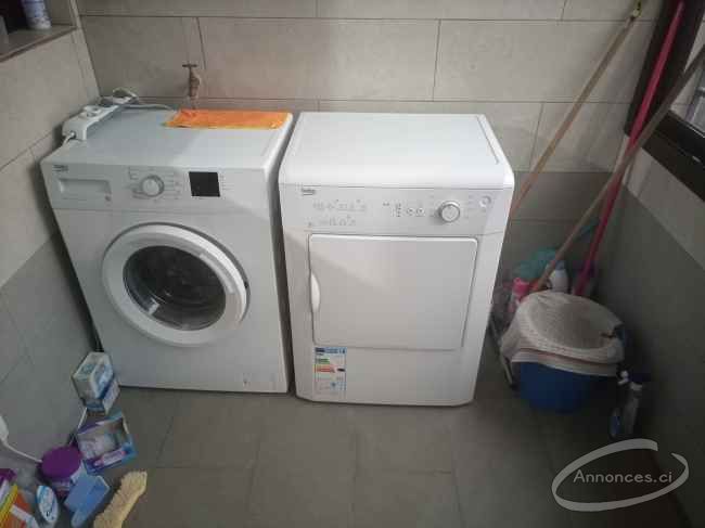 Machine à laver + sèche linge beko 7kg 