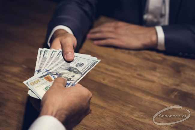 Offre de prêt de 5 000 à 150 000 euros au taux de 2%. 