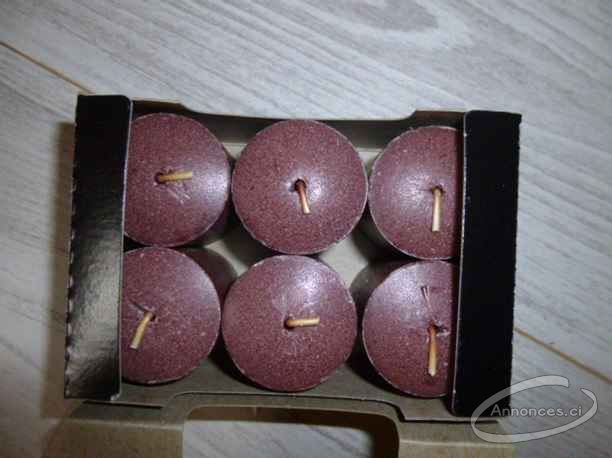 Vente en gros des packs de 6 bougies