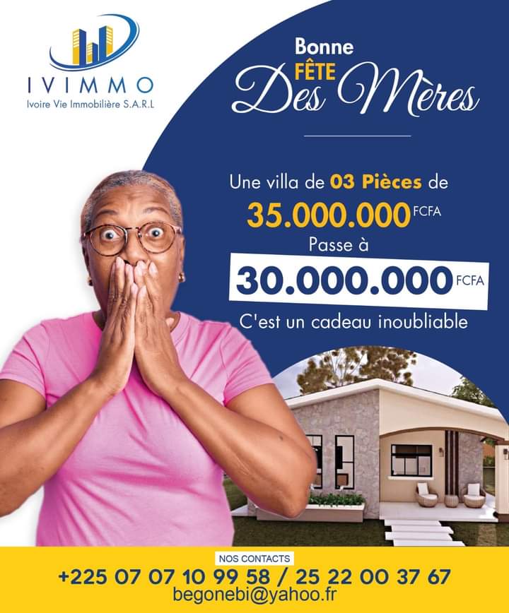 Vente de Villa payable sur 10 ans