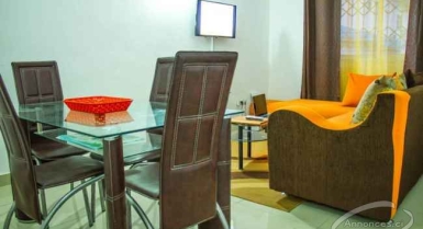 Appartement meublé 2 pièces (1 chambre + salon), cocody riviera faya non loin du centre commercial playce