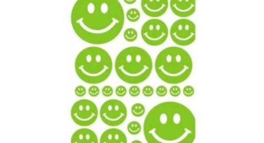Stickers smiley  autocollants muraux