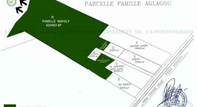 Une parcelle de 47 hectares à céder à yamoussoukro