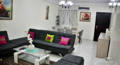 Bel appartement de 3 pièces meublé à angré