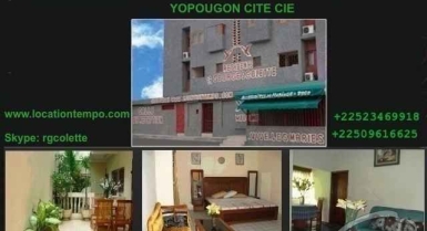   appartement 2 pieces meuble de vacances – abidjan