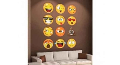 Pack de 258 stickers emoticons autocollants