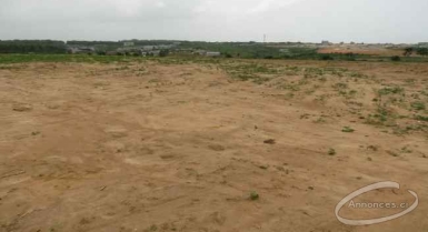 Terrain en vente à songon m'bratté dans une zone en construction