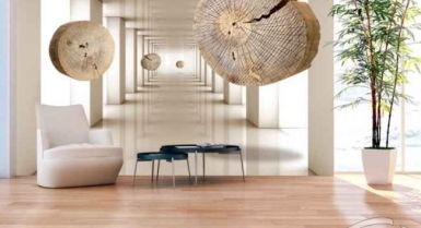 Papier peint (marbre et commerce)