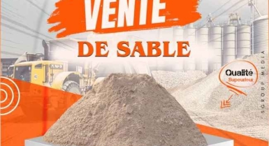 Btp: vente de sable/gravier