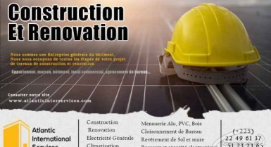 Construction,  renovation et électricité générale 