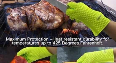 Paire de gants anti-chaleur 