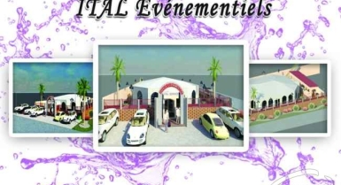 Grand chapiteau climatise + equipements