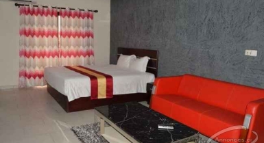 Un beau studio meublé à louer  à cocody angré 8 ème tranche