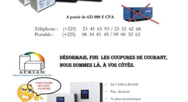 Kit anti coupure d'électricité