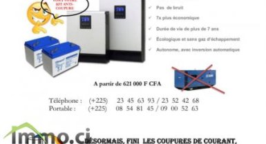 Kit anti coupure d'électricité