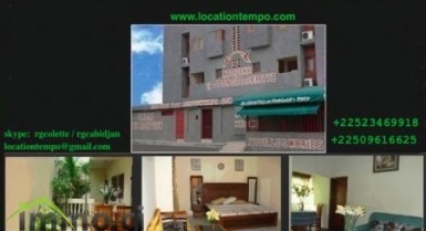 LOCATION  D’APPARTEMENTS DE VACANCES – ABIDJAN